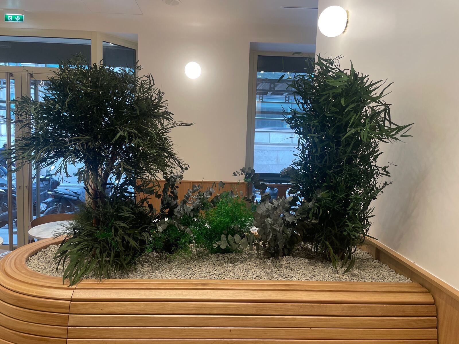 Jardinière végétale sur mesure